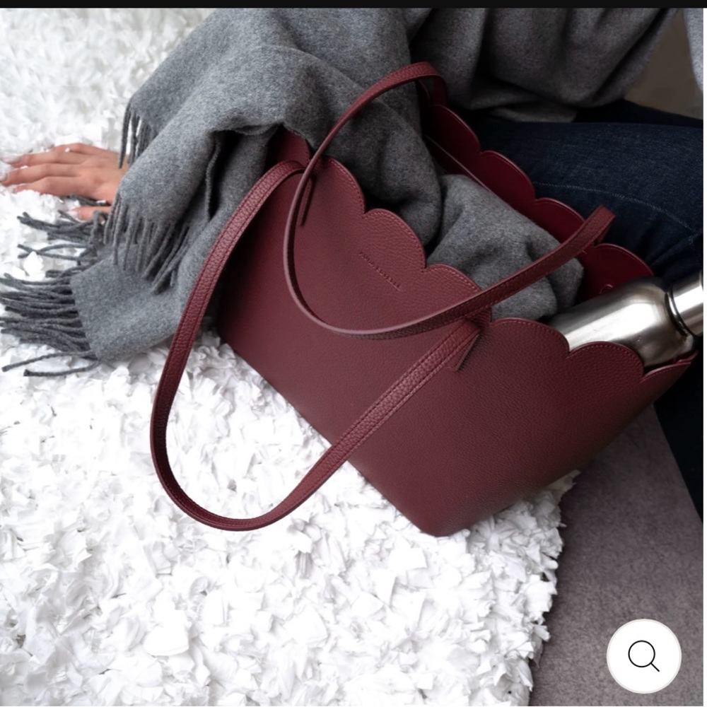 Aura Estelle cloud tote Sangria